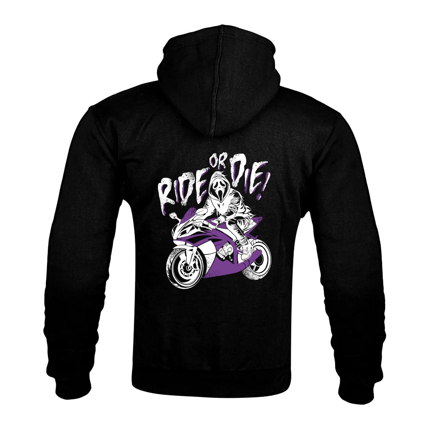 "RIDE OR DIE" Kevlar Armoured Zip Hoodie