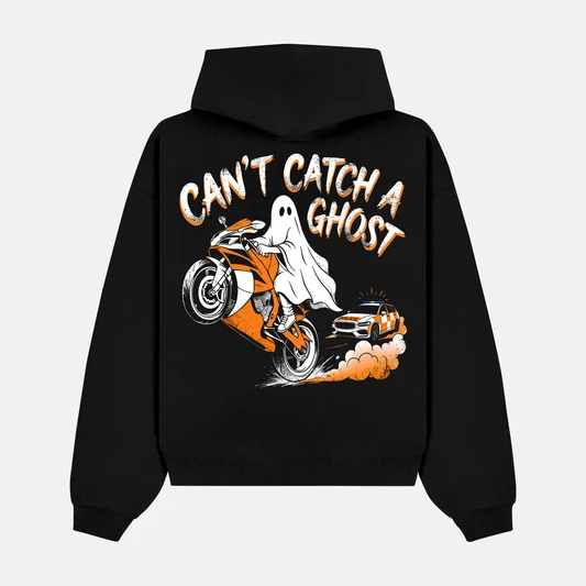 CAN'T CATCH A GHOST Hoodie back
