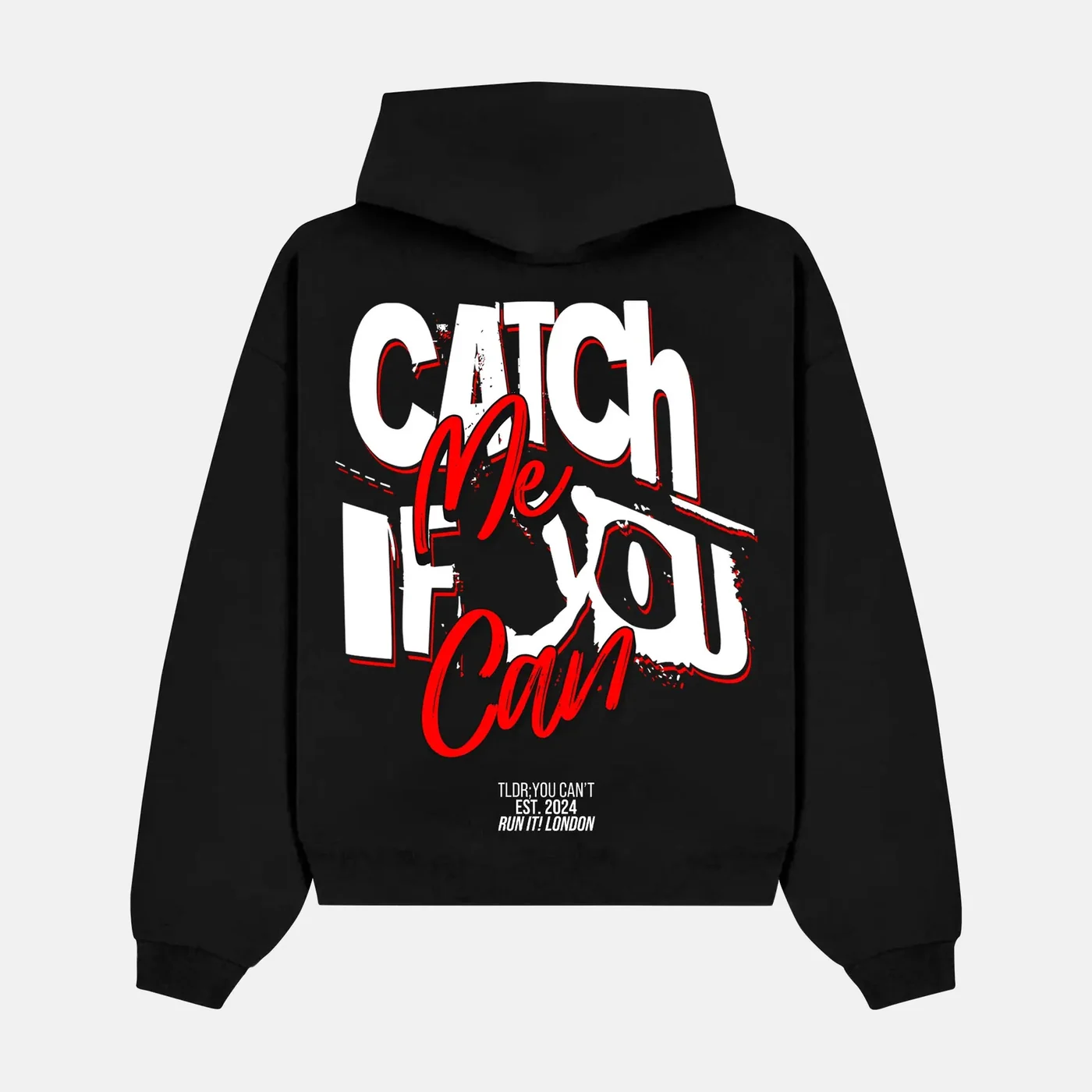 Preview of your personalised CATCH ME IF YOU CAN Hoodie