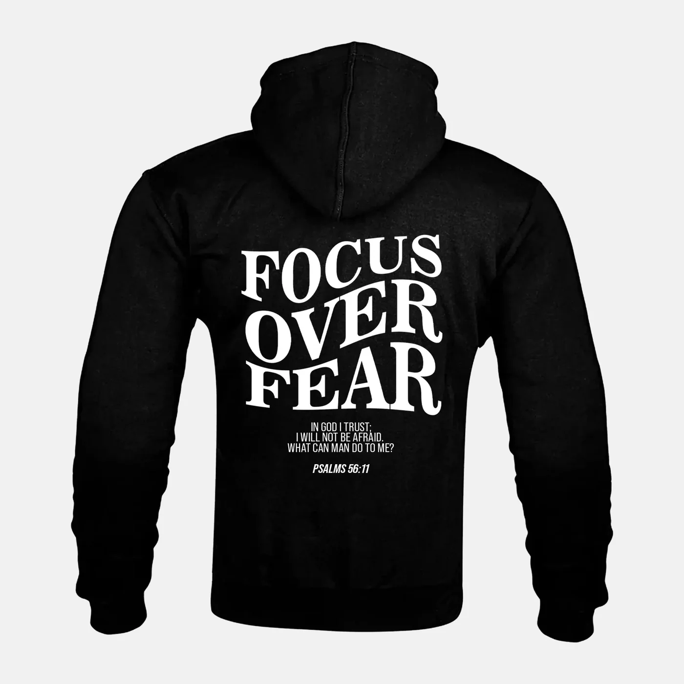 Preview of your personalised FOCUS OVER FEAR Kevlar Armoured Zip Hoodie