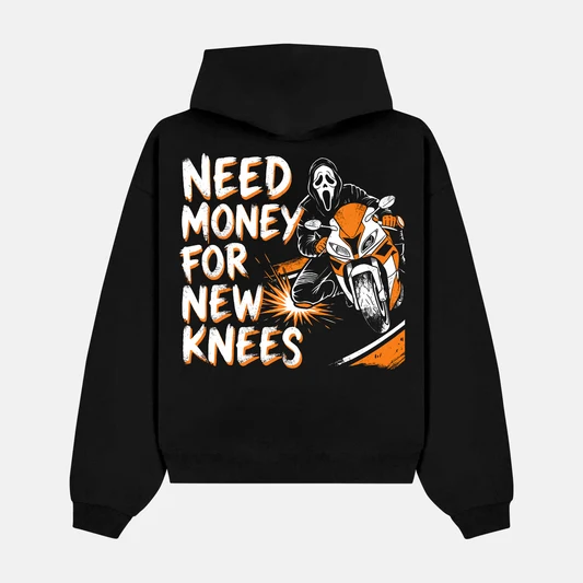 NEED MONEY FOR NEW KNEES Hoodie back