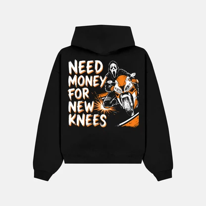 NEED MONEY FOR NEW KNEES Hoodie back