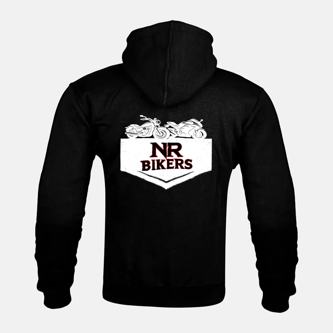 Preview of your personalised NR Bikers Collective Kevlar Armoured Zip Hoodie