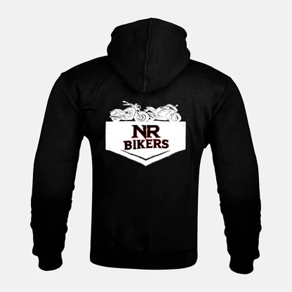 NR Bikers Collective Kevlar Armoured Zip Hoodie