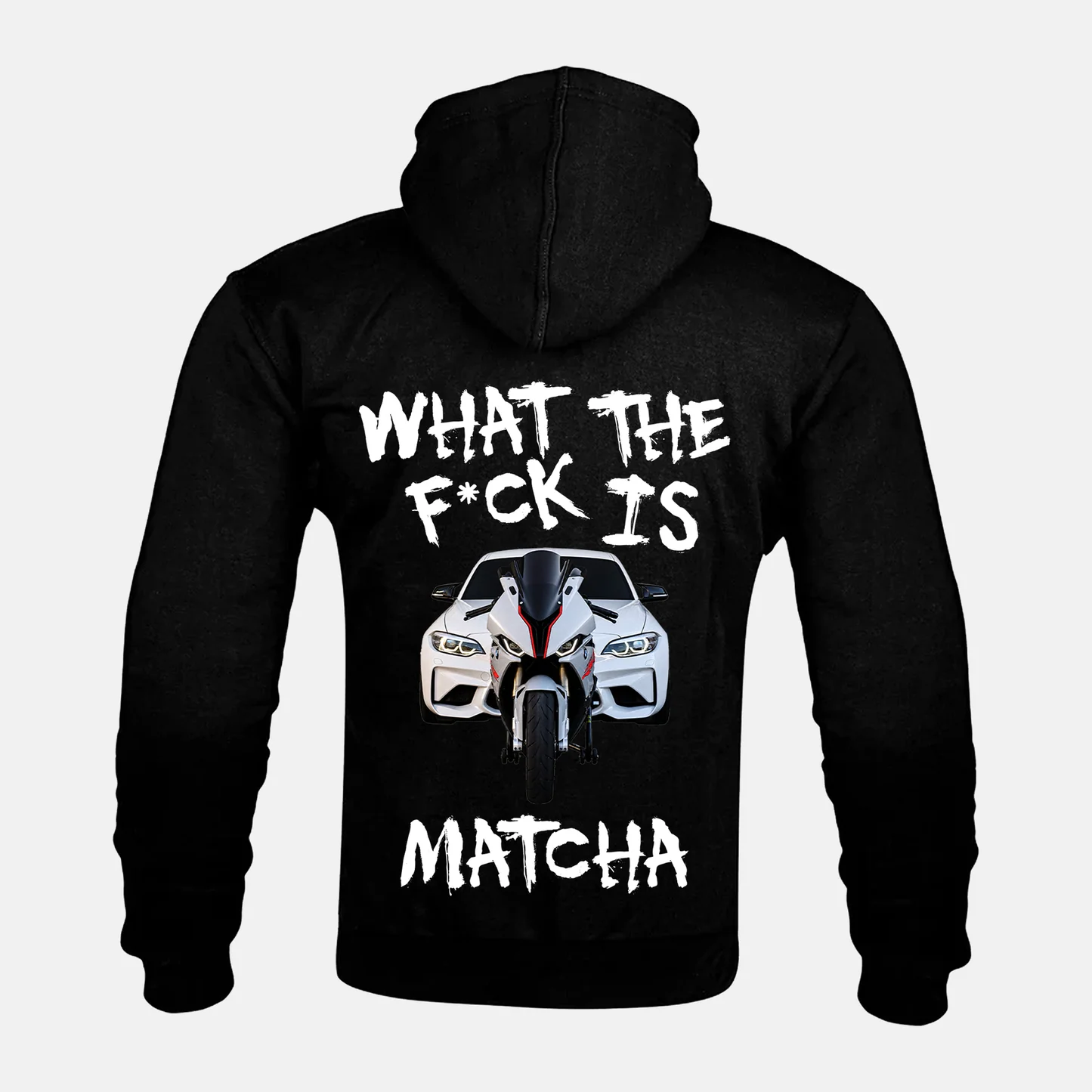 Print on a Kevlar armoured zip hoodie