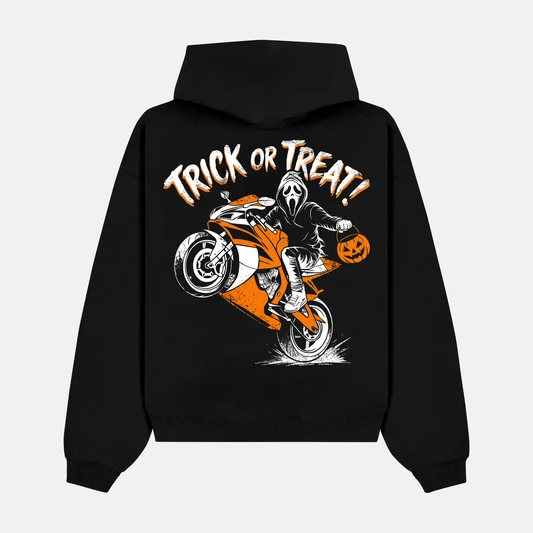 TRICK OR TREAT! MASKED RIDER Hoodie back