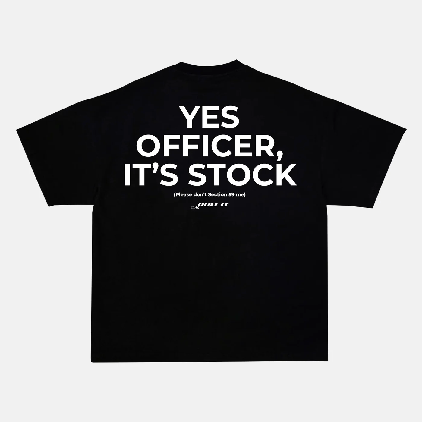 Preview of your personalised YES OFFICER, IT'S STOCK Tee