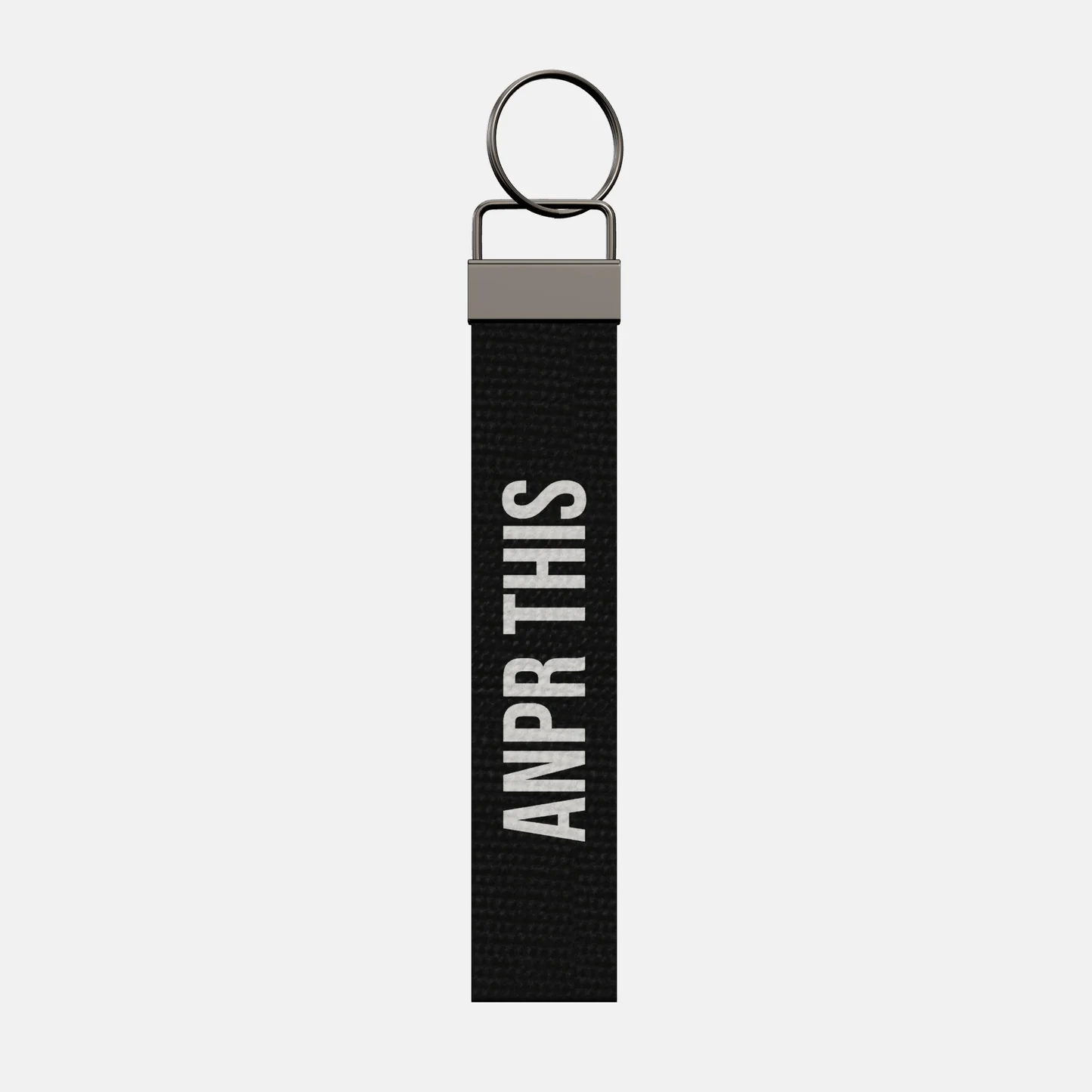 ANPR THIS Keychain, front: ANPR THIS in white print