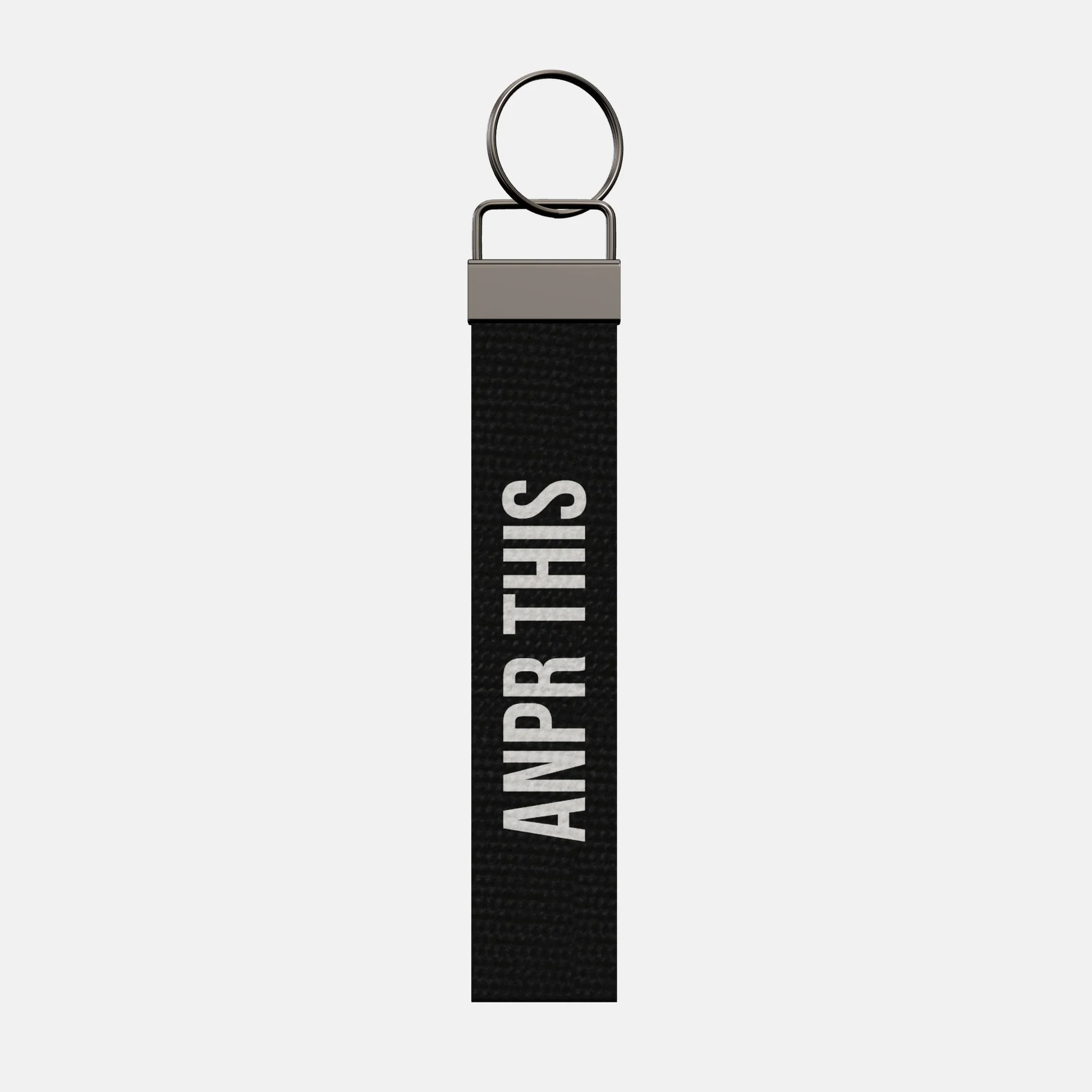 ANPR THIS Keychain, front: ANPR THIS in white print