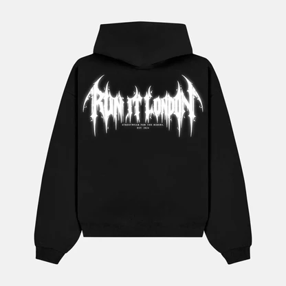 Reflective CYBERSIGIL back print on a hoodie