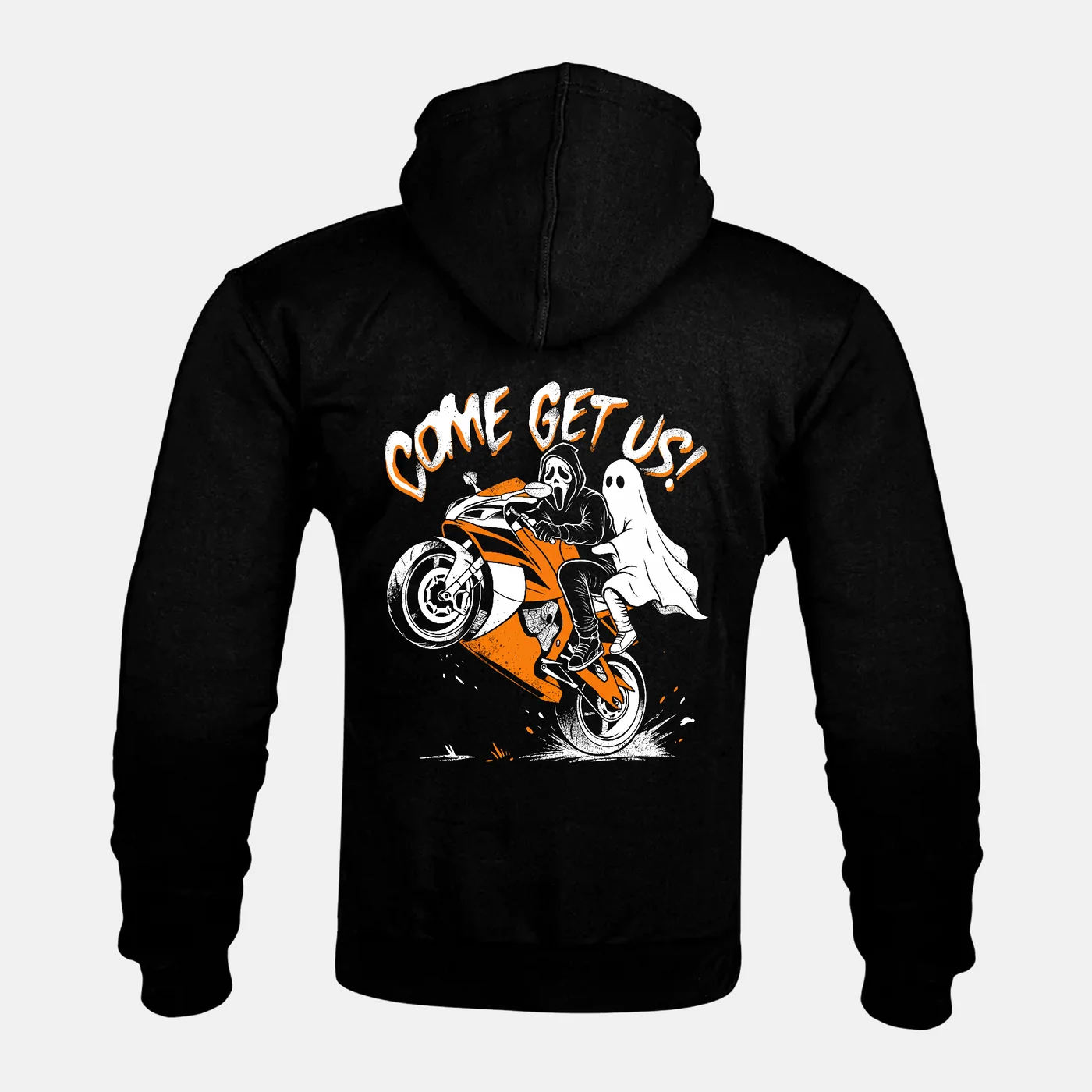 Preview of your personalised COME GET US! Kevlar Armoured Zip Hoodie
