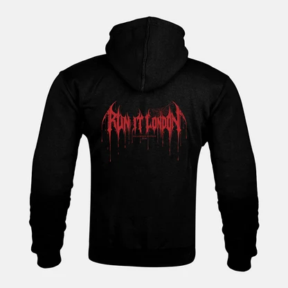 CYBERSIGIL HALLOWEEN EDITION Kevlar Armoured Zip Hoodie Red back