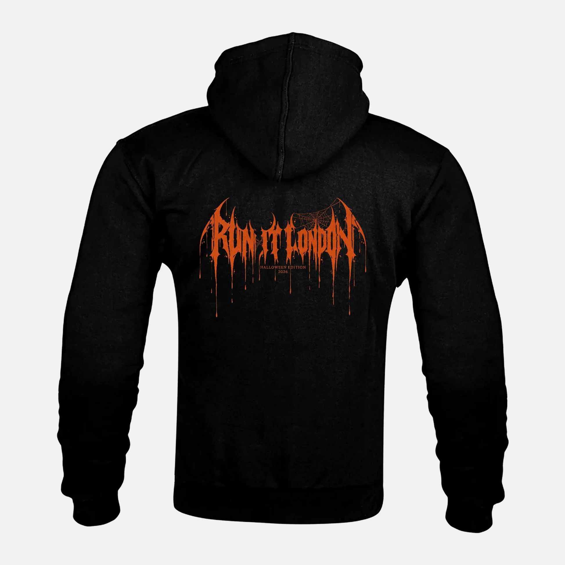 CYBERSIGIL HALLOWEEN EDITION Kevlar Armoured Zip Hoodie Orange back
