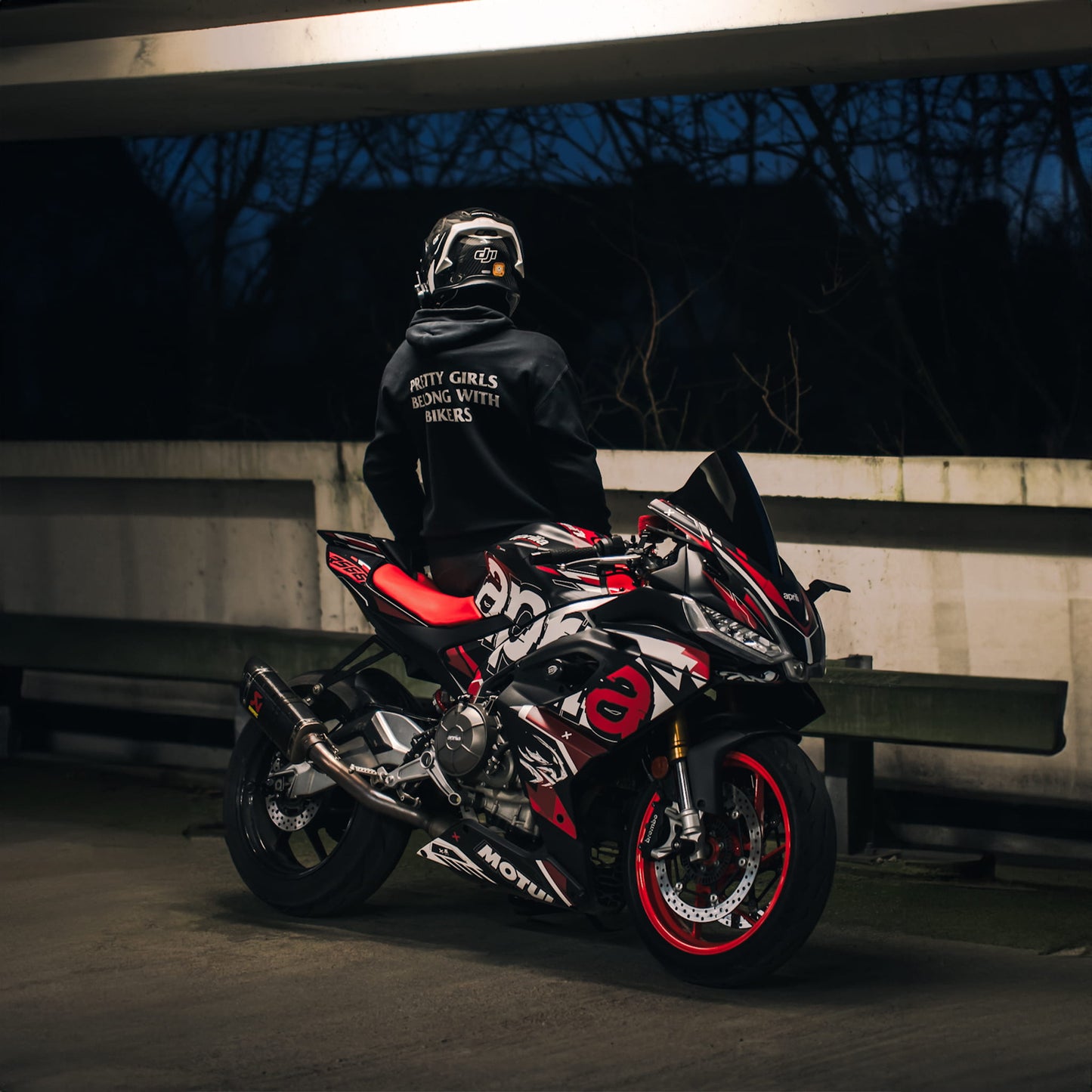 "Pretty Girls Belong With Bikers" Hoodie