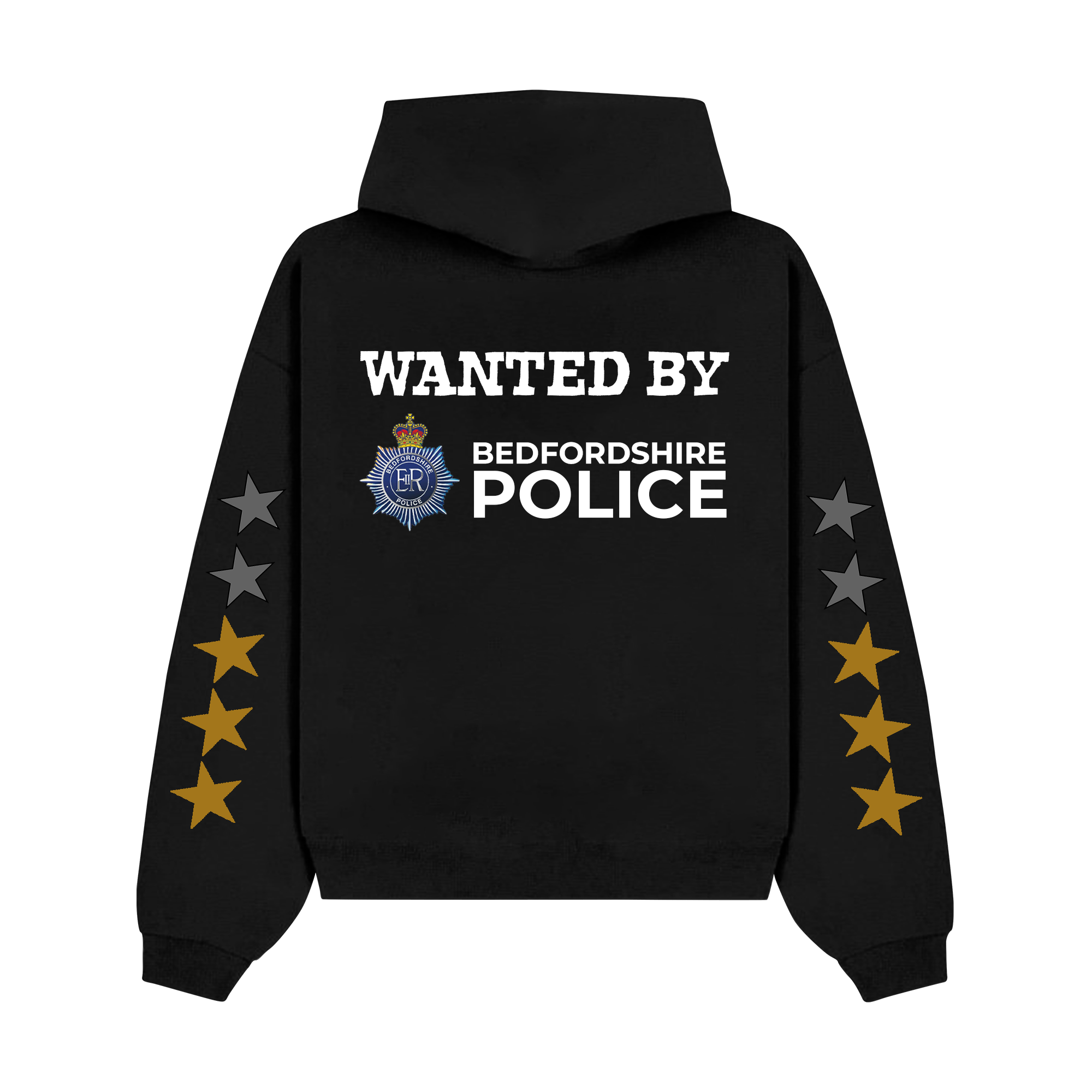 "Wanted by Bedfordshire Police" Hoodie