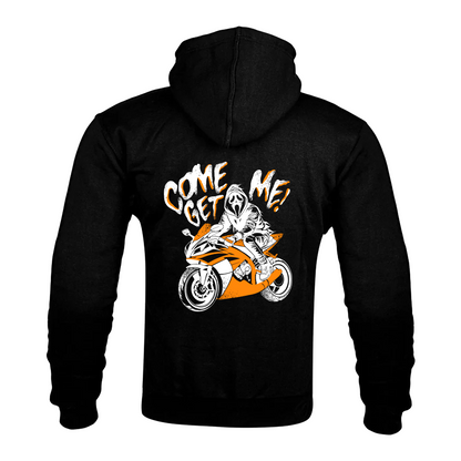 "COME GET ME" Kevlar Armoured Zip Hoodie