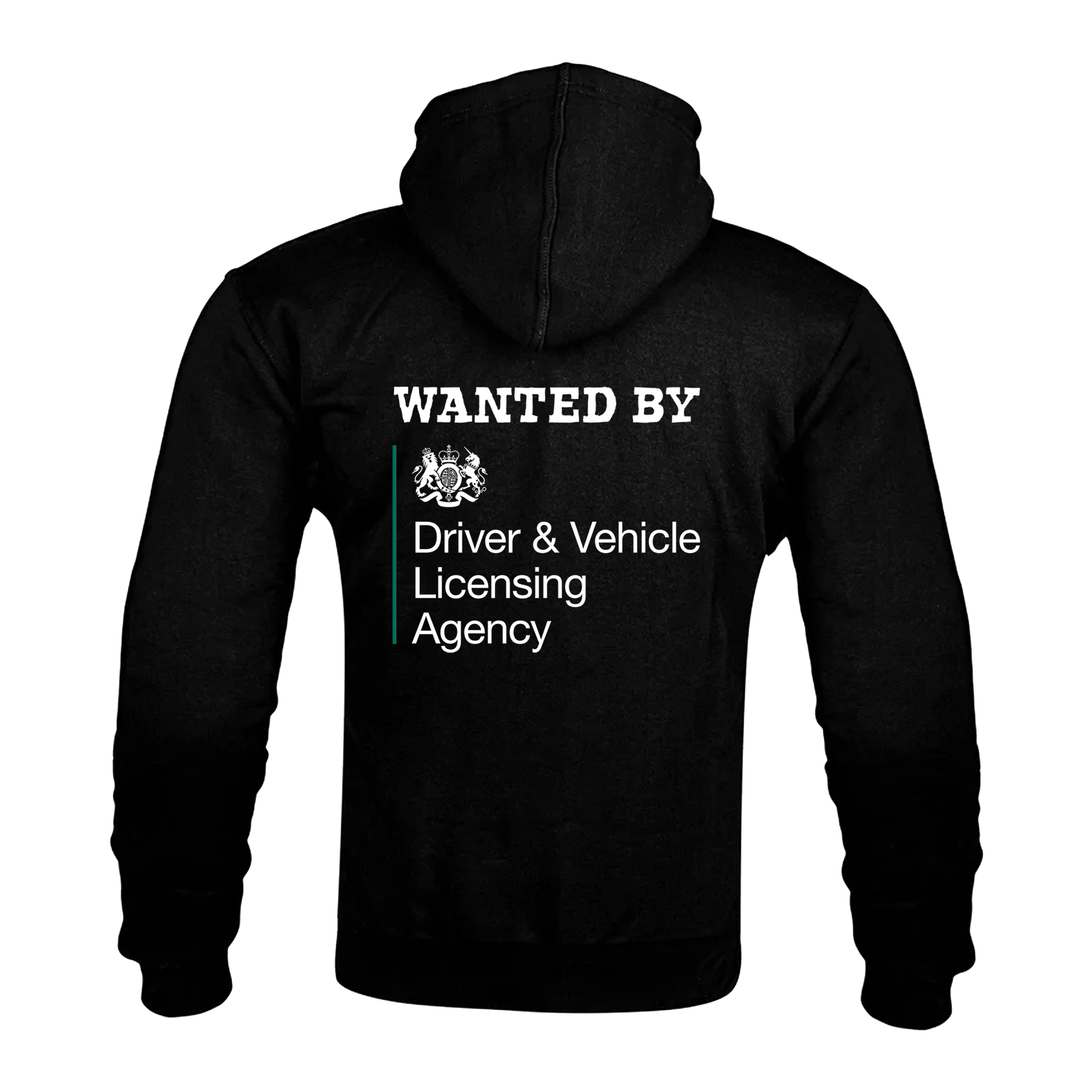 "Wanted by DVLA" Kevlar Armoured Zip Hoodie