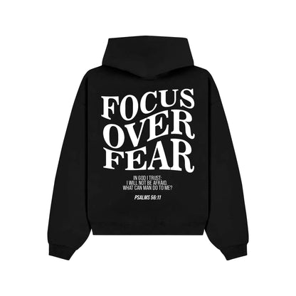 "FOCUS OVER FEAR" Hoodie RunIt!