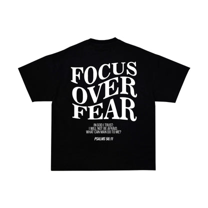 "FOCUS OVER FEAR" Tee RunIt!