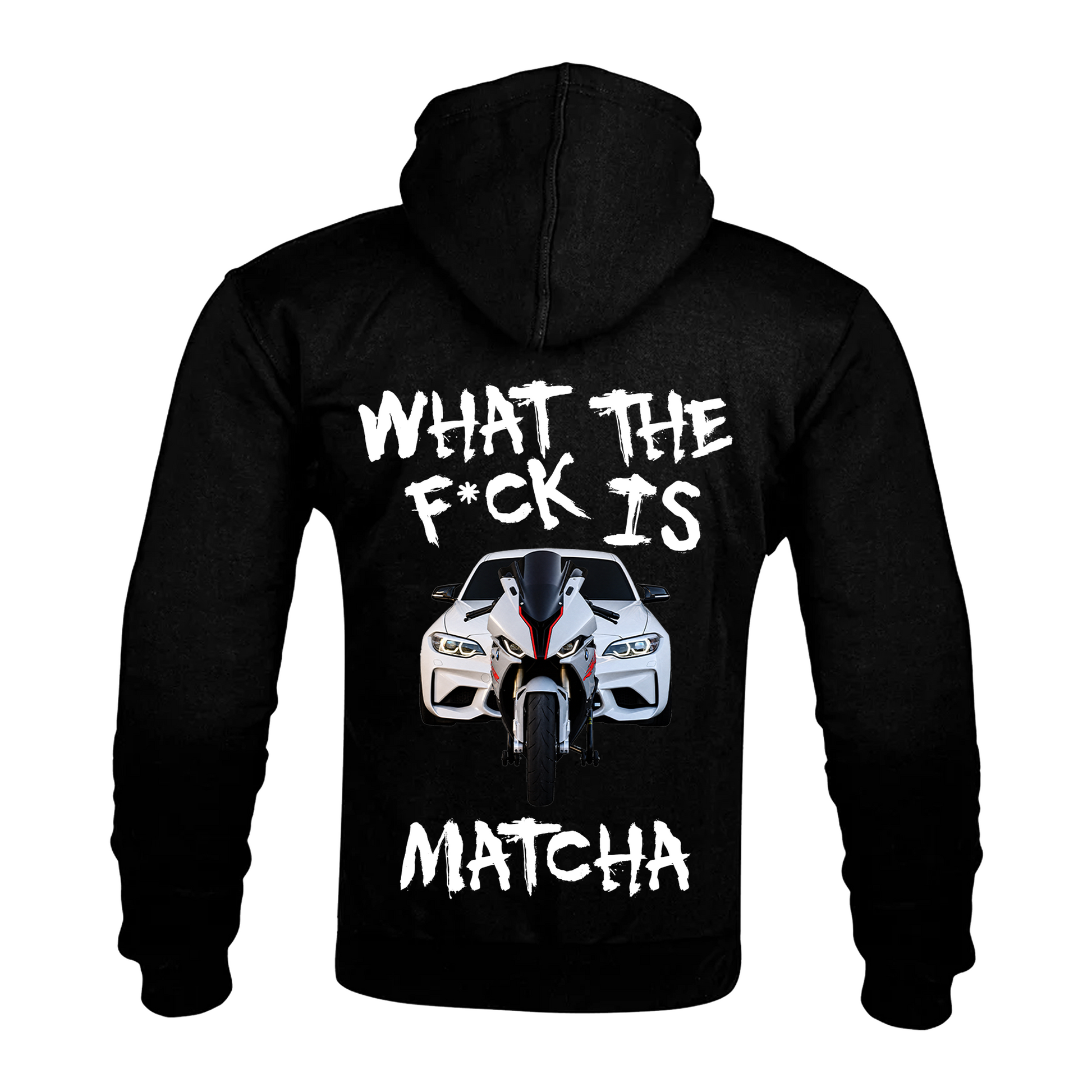 "WHAT THE F*CK IS MATCHA" Kevlar Armoured Zip Hoodie RunIt!