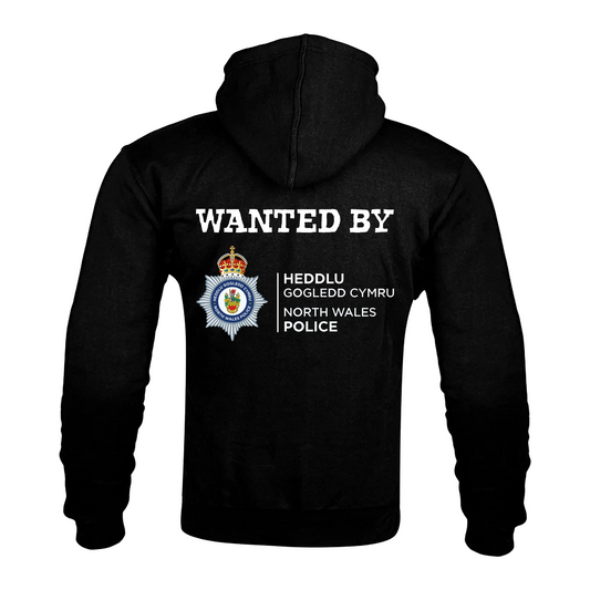 "Wanted by North Wales" Kevlar Armoured Zip Hoodie