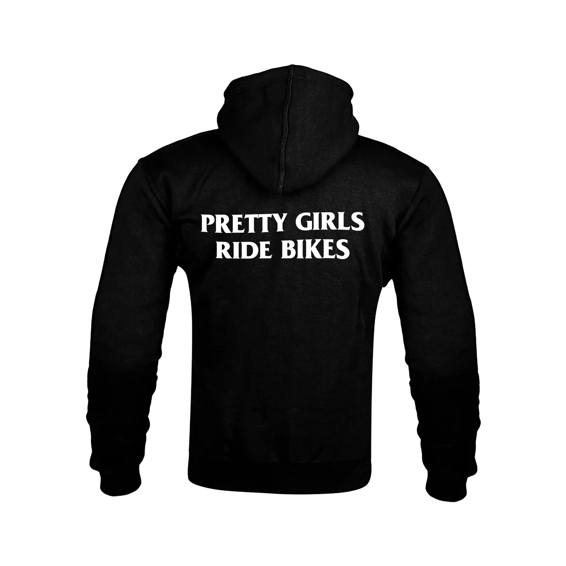 "PRETTY GIRLS RIDE BIKES" Kevlar Armoured Zip Hoodie RunIt!