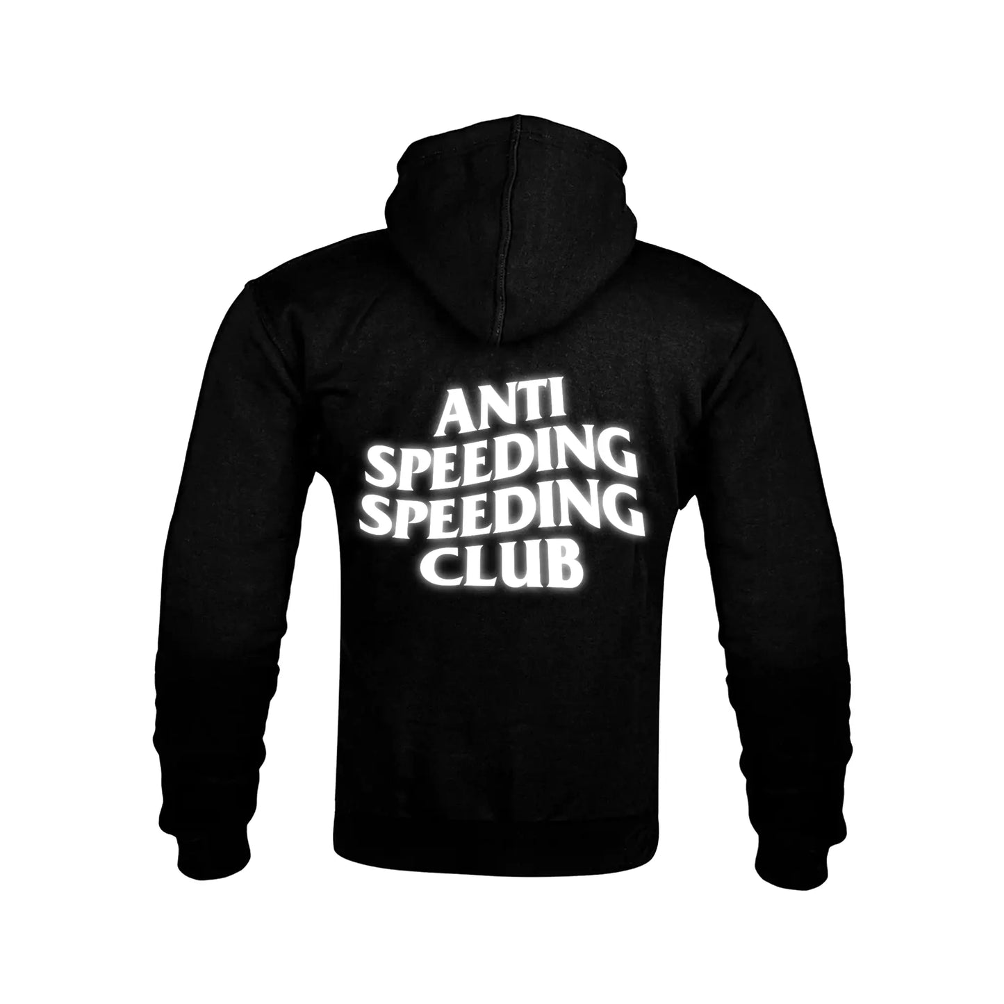 "ANTI SPEEDING SPEEDING CLUB" Kevlar Armoured Zip Hoodie RunIt!