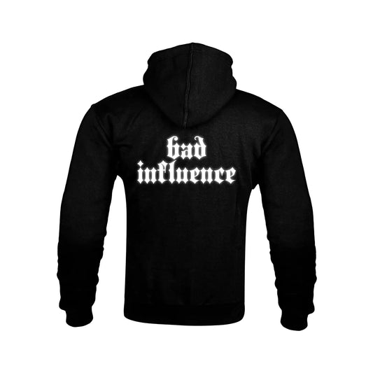 "BAD INFLUENCE" Kevlar Armoured Zip Hoodie RunIt!