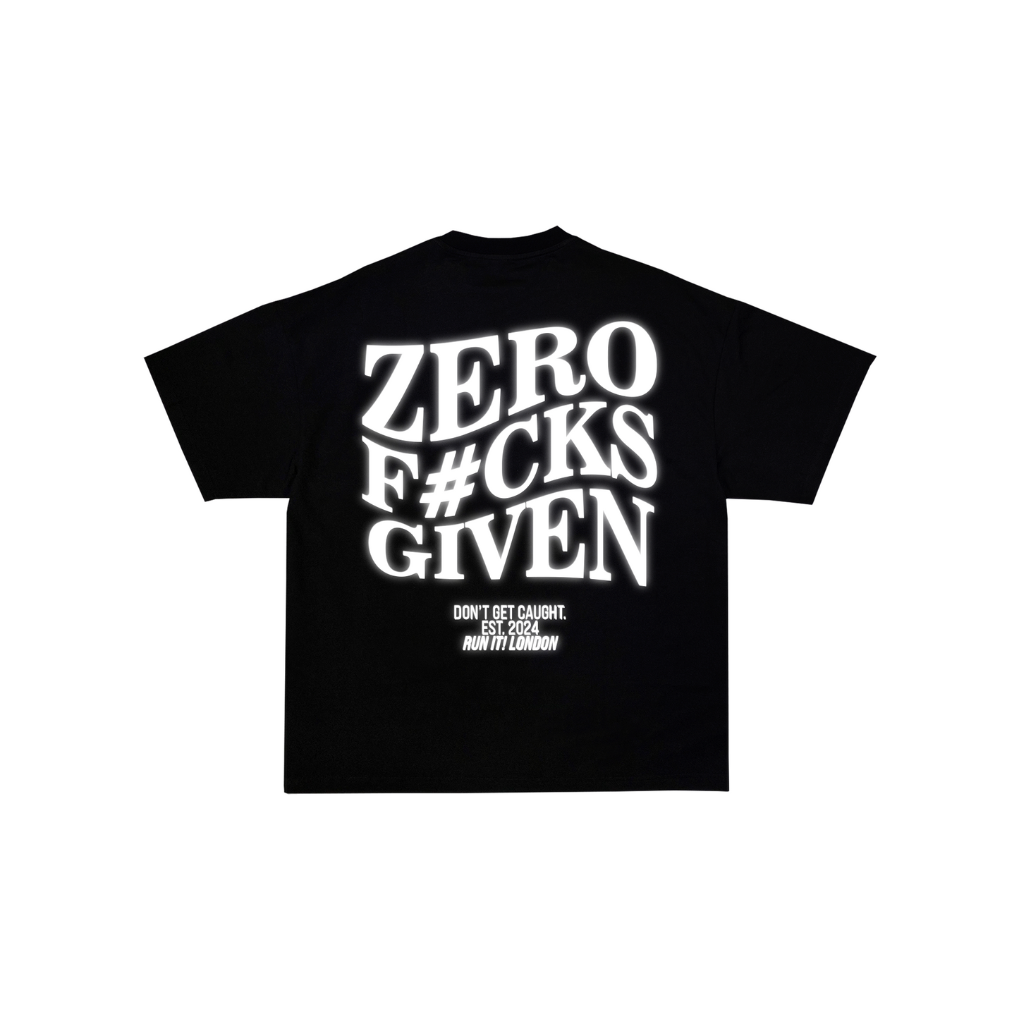 "ZERO F#CKS GIVEN" Tee RunIt!