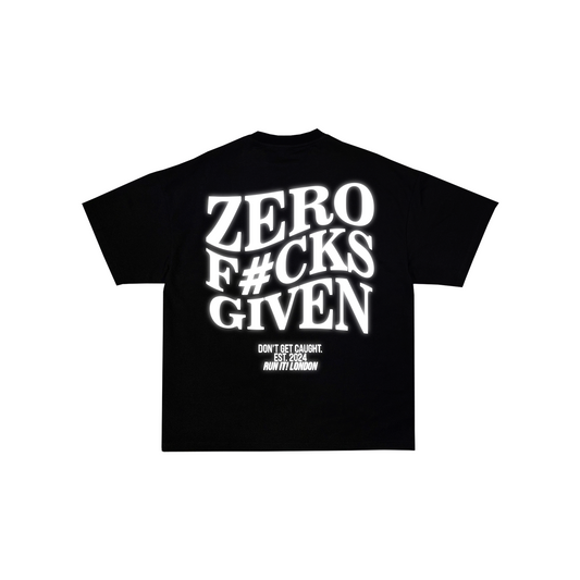 "ZERO F#CKS GIVEN" Tee RunIt!
