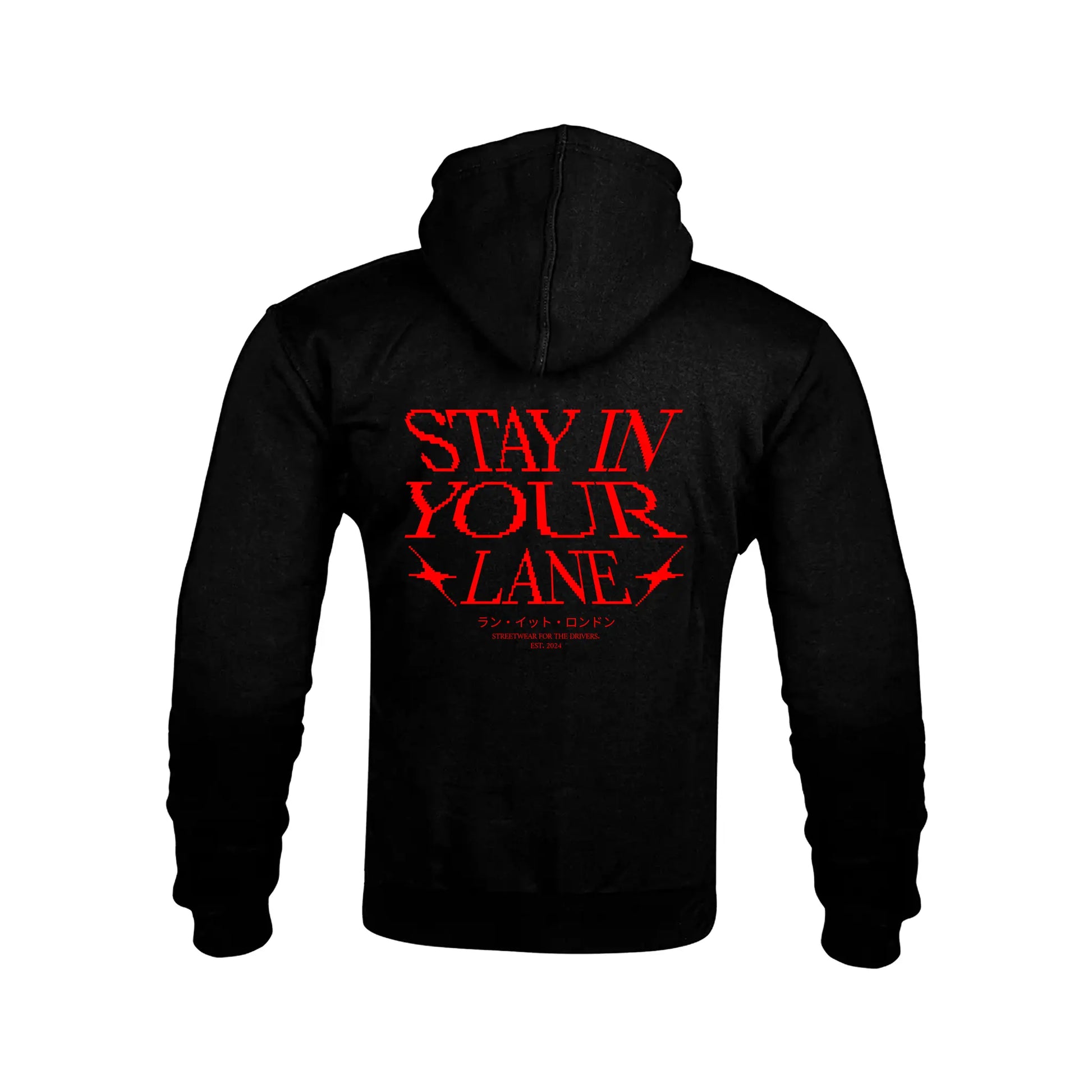 "STAY IN YOUR LANE" Kevlar Armoured Zip Hoodie RunIt!