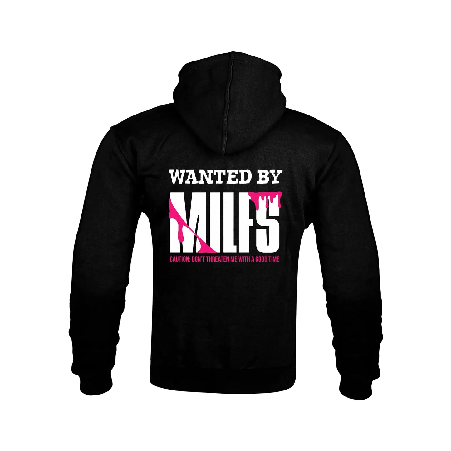 "WANTED BY MILFS" Kevlar Armoured Zip Hoodie RunIt!