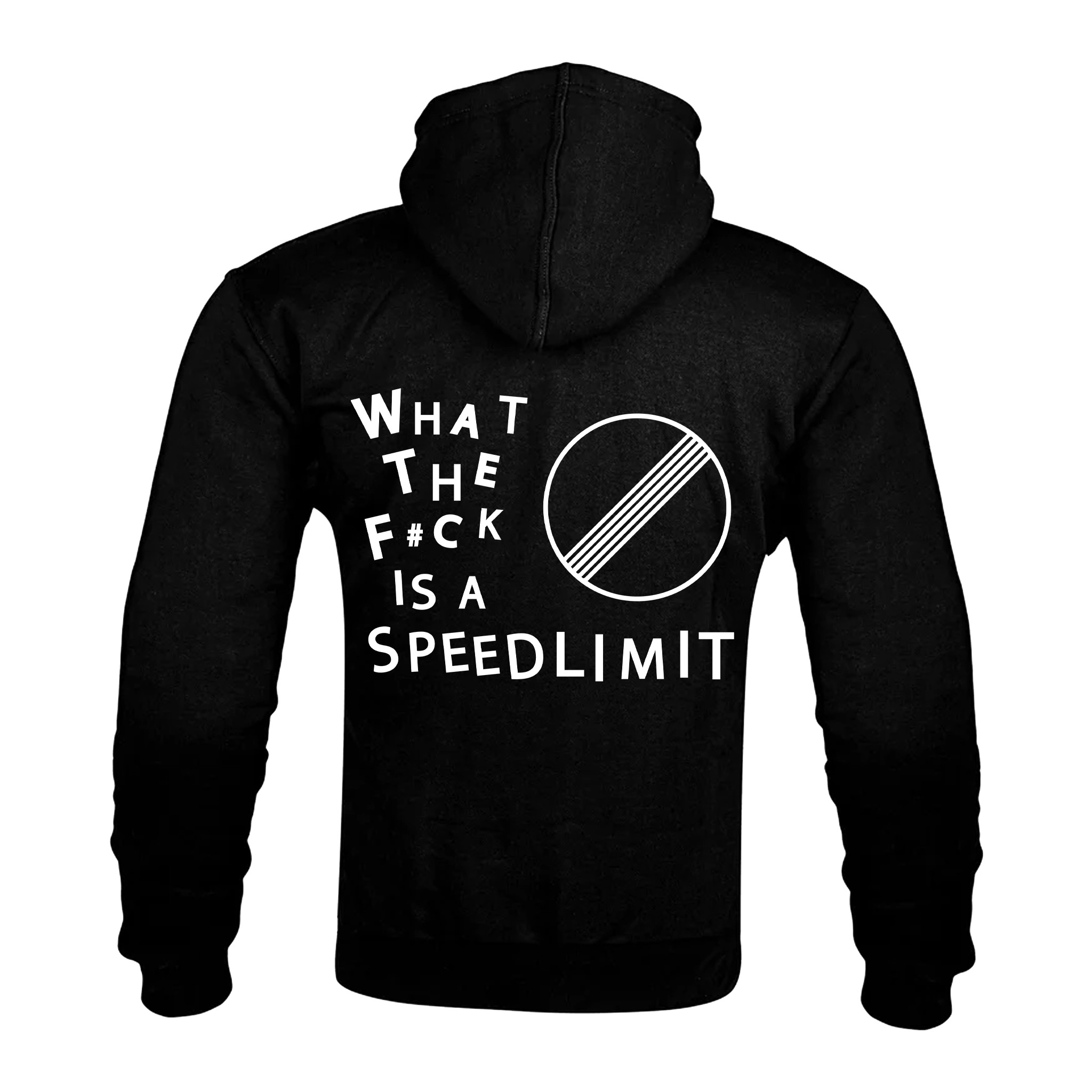 "WTF Is A Speedlimit" Kevlar Armoured Zip Hoodie