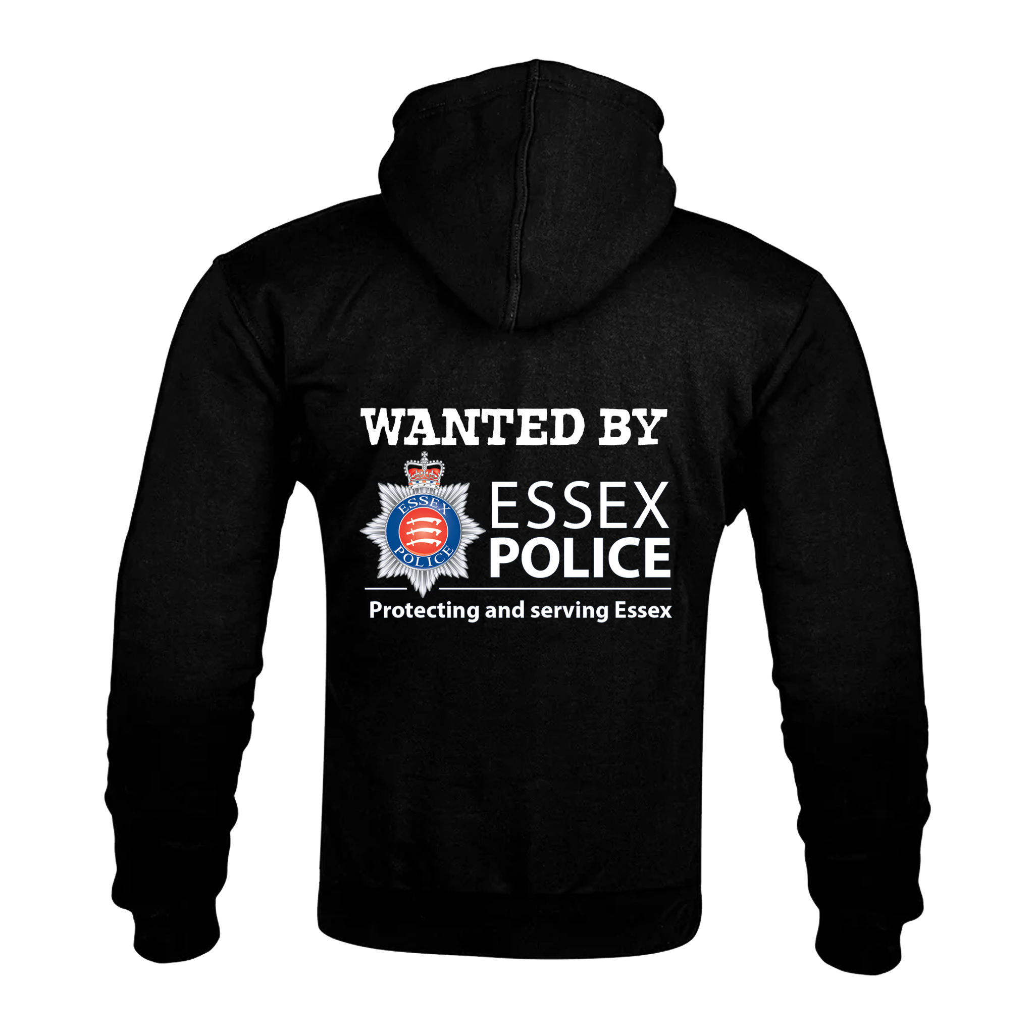 "Wanted by Essex Police" Kevlar Armoured Zip Hoodie