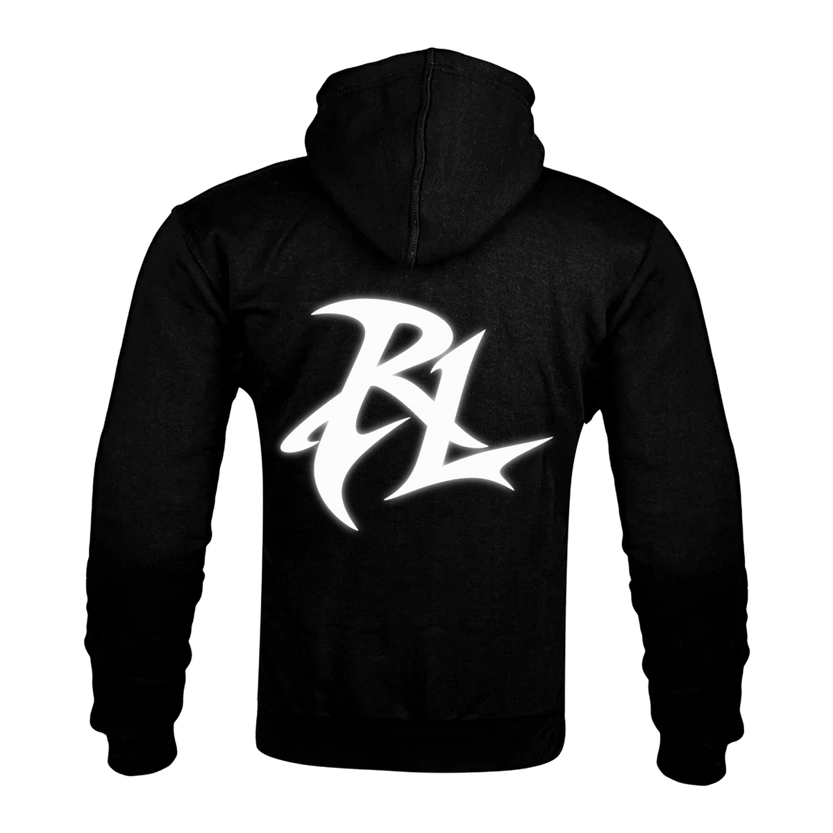"RUN IT MONOGRAM" Kevlar Armoured Zip Hoodie back