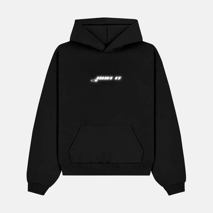 RUN IT LONDON hoodie, front