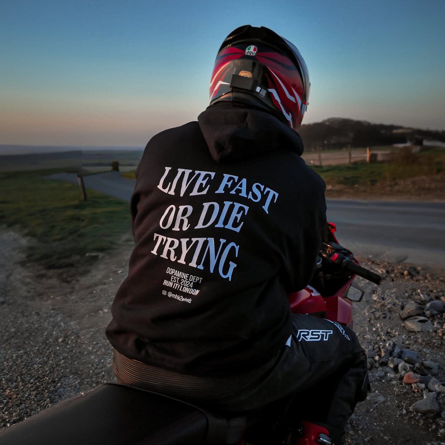 "Live Fast Die Trying" Hoodie