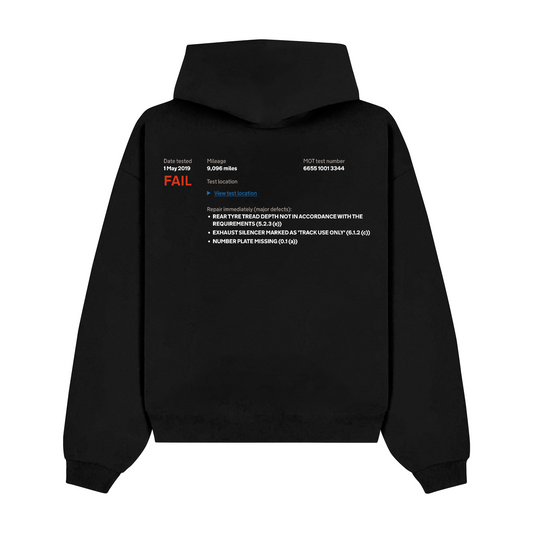"MOT FAIL" Hoodie RunIt!