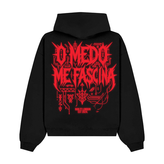 "O MEDO ME FASCINA" Custom Hoodie RunIt!
