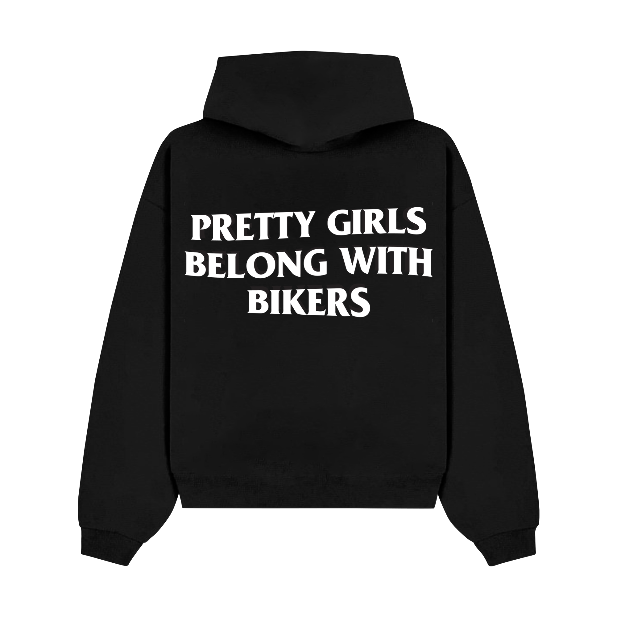 "Pretty Girls Belong With Bikers" Hoodie