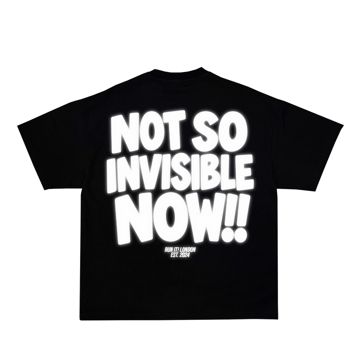 NOT SO INVISIBLE NOW Tee back