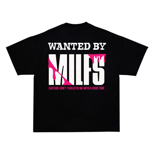 "WANTED BY MILFS" Tee RunIt!