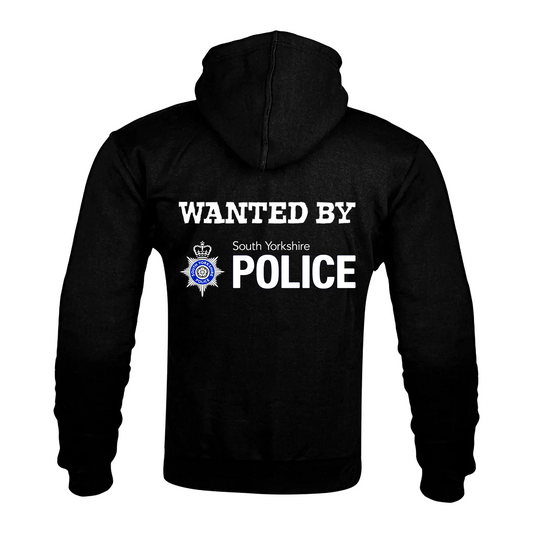 "Wanted by South Yorkshire Police" Kevlar Armoured Zip Hoodie