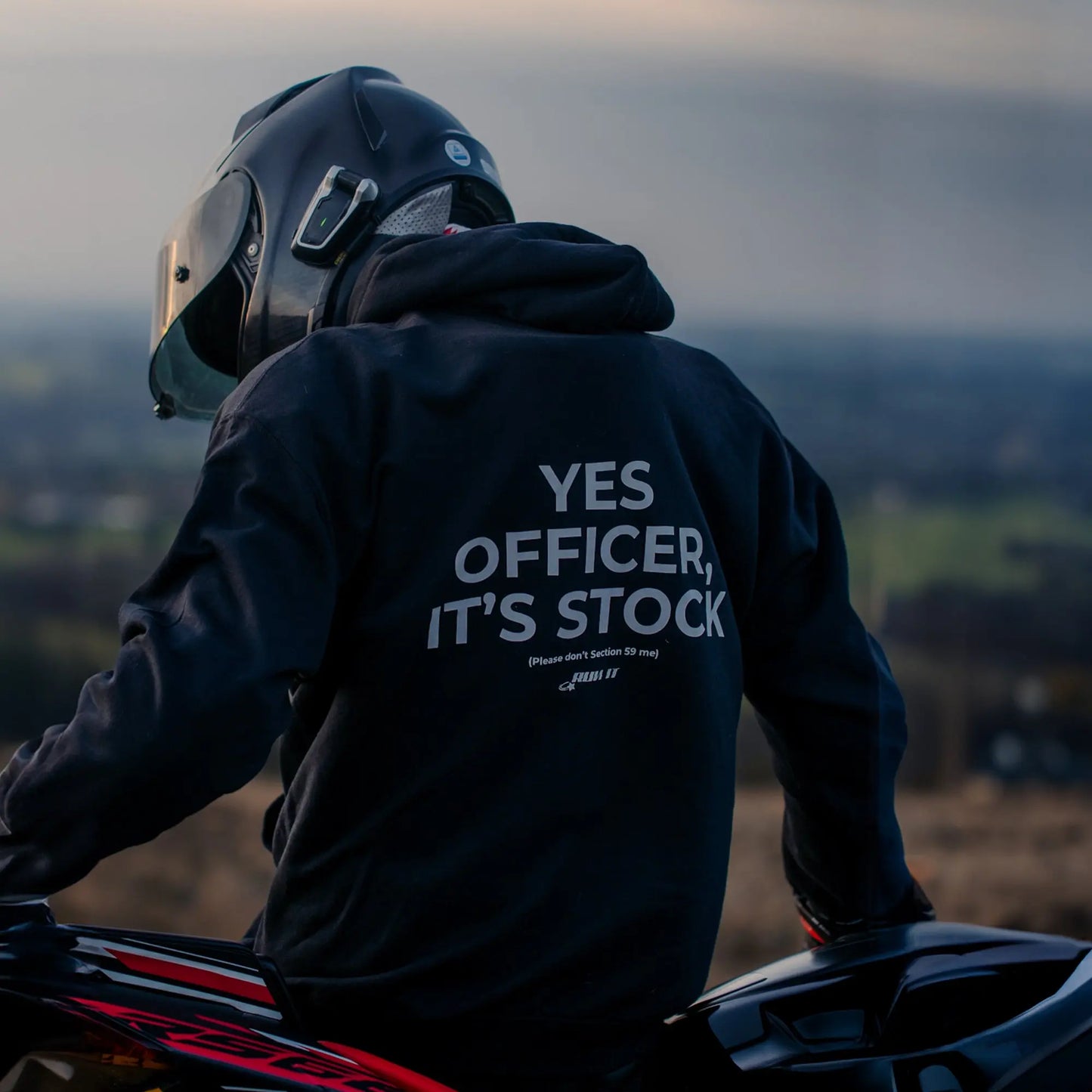 "YES OFFICER, IT'S STOCK" Hoodie RunIt!